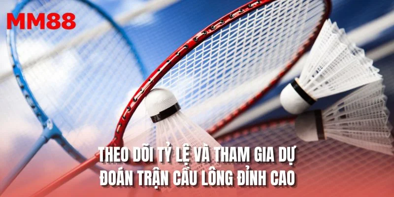 Theo dõi tỷ lệ và tham gia dự đoán trận cầu lông đỉnh cao